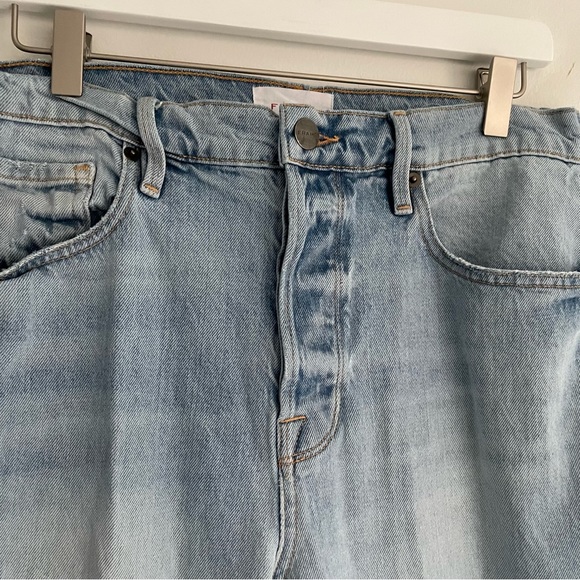 FRAME Denim Heritage Le Original Straight Leg High Rise Artesia Sand - Picture 10 of 15